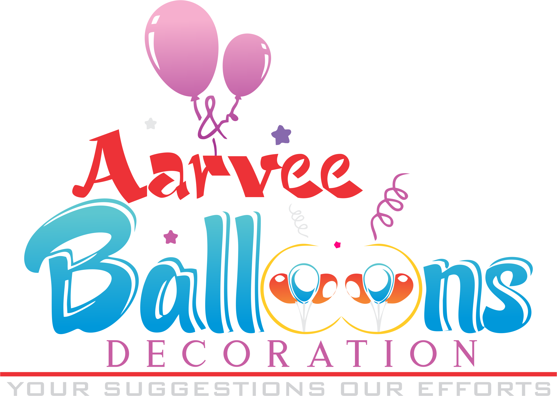Aarvee Balloons Decoration Logo