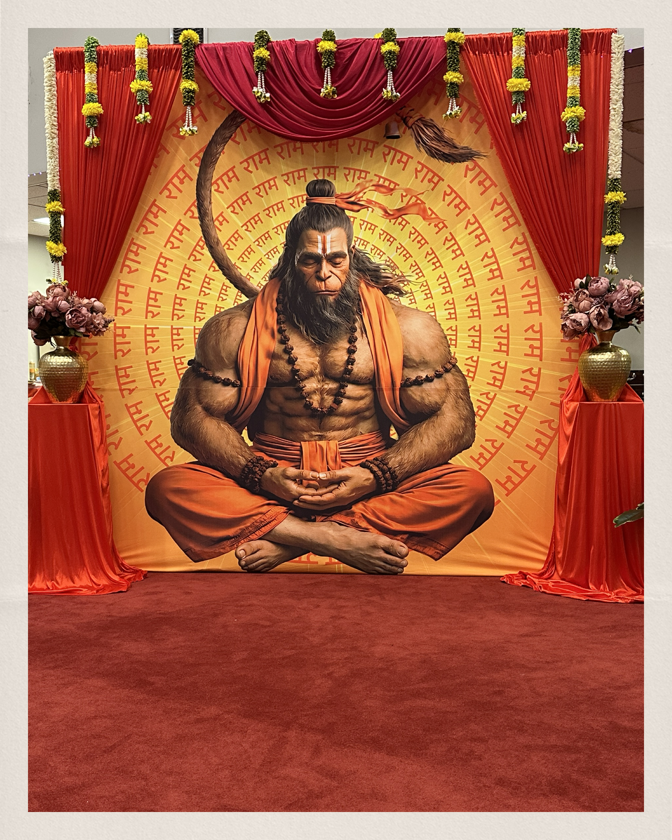 Hanuman_Theme balloon decoration theme